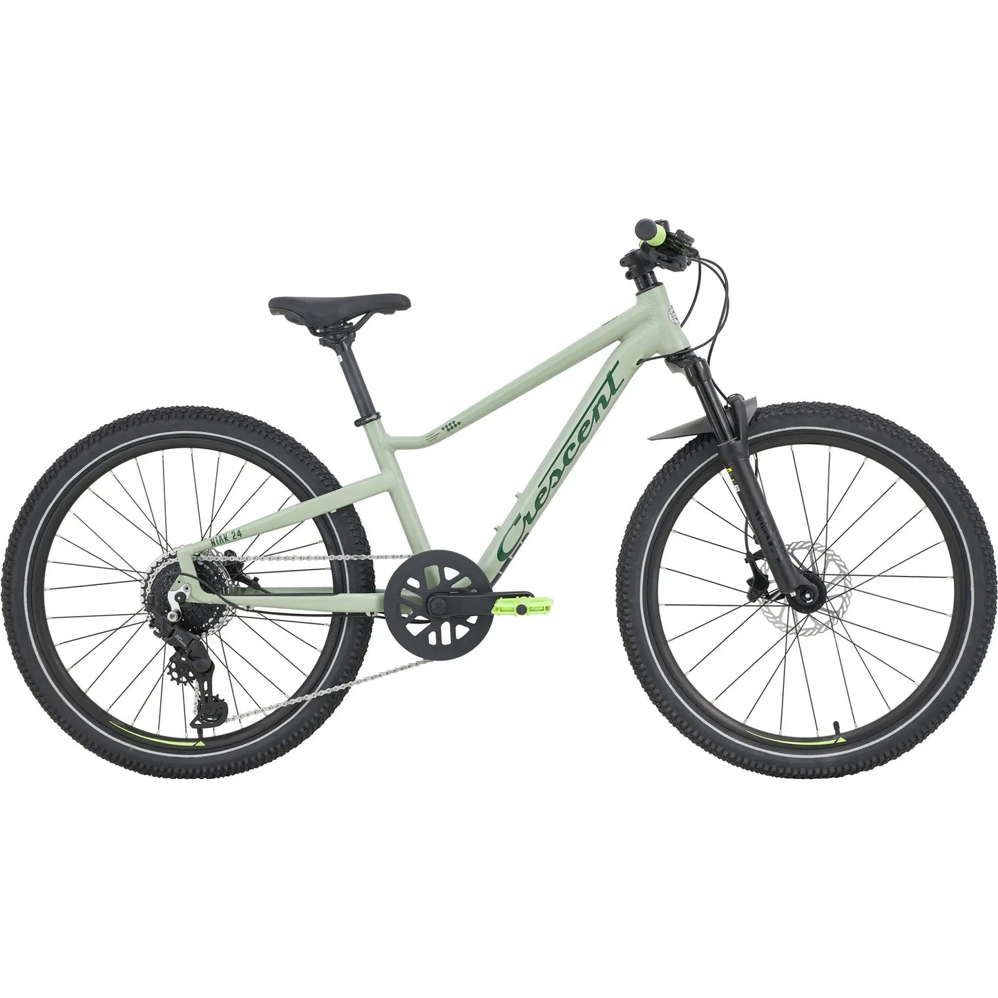 Crescent Niak 24 tum 9-växlad Barncykel - Grön | SKU:YTC4293301.webp