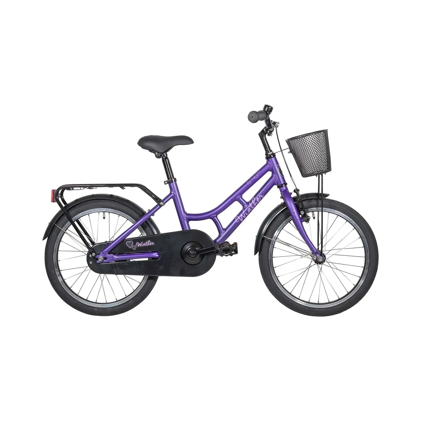 Winther 150 Flicka 18" Cykel - Lila | SKU:5707965335257.webp