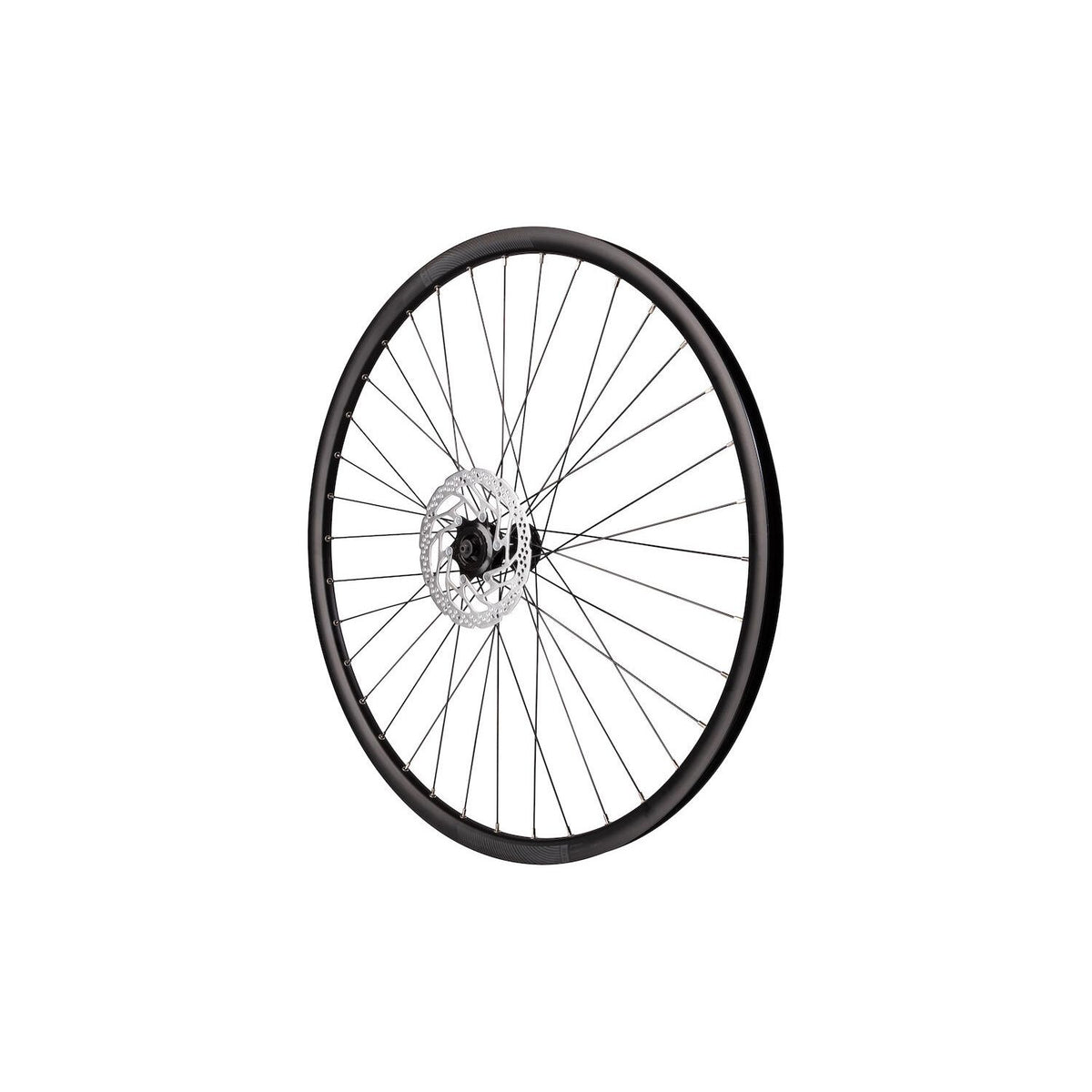 Hjul DB bsq, rd/shimano®hb-rm35 36h qr inkl.skiva sv eker hybridfälg 16->, svart | SKU:C4100337.jpg