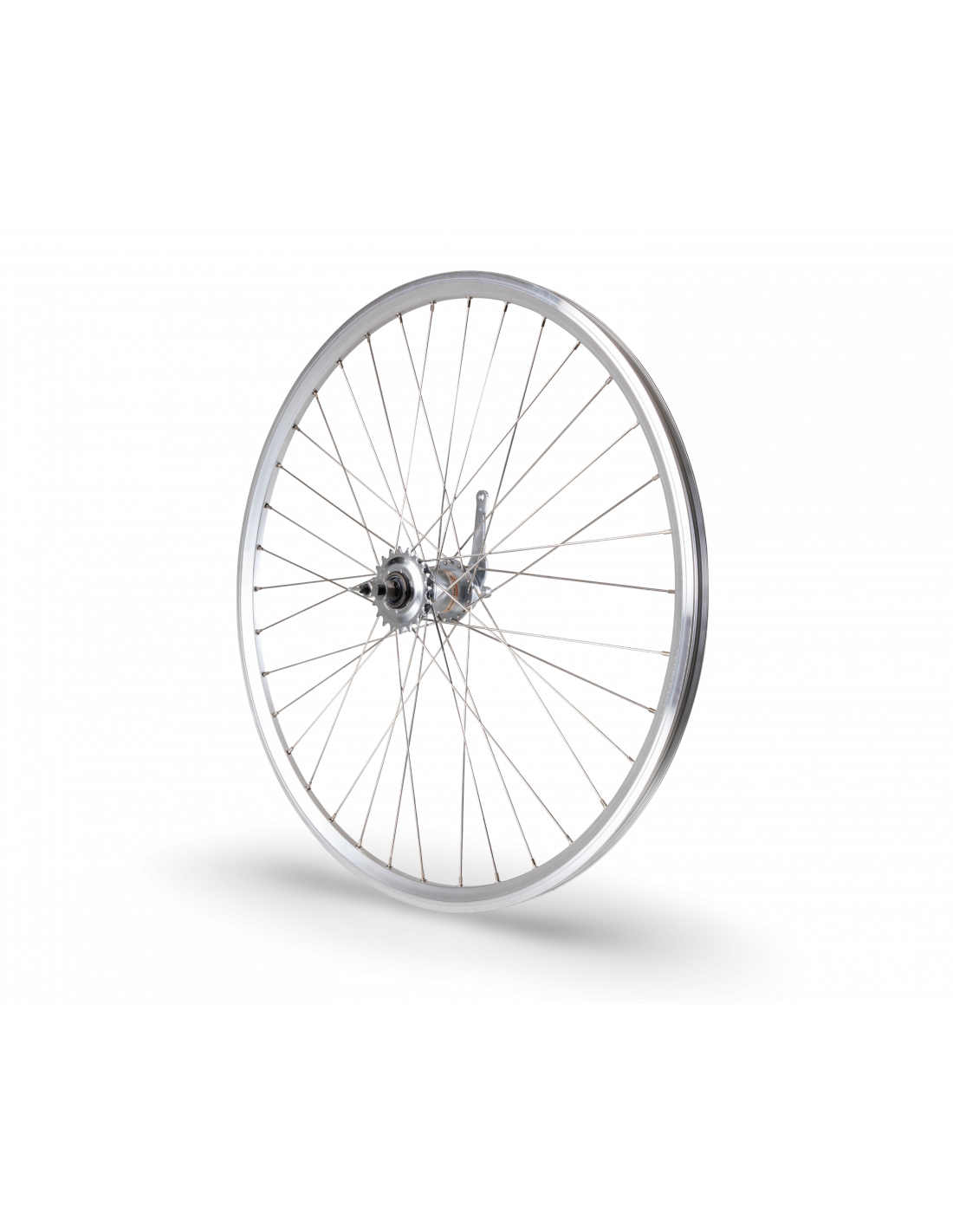 Bakhjul 28 tum 3-växlat TXS Silver