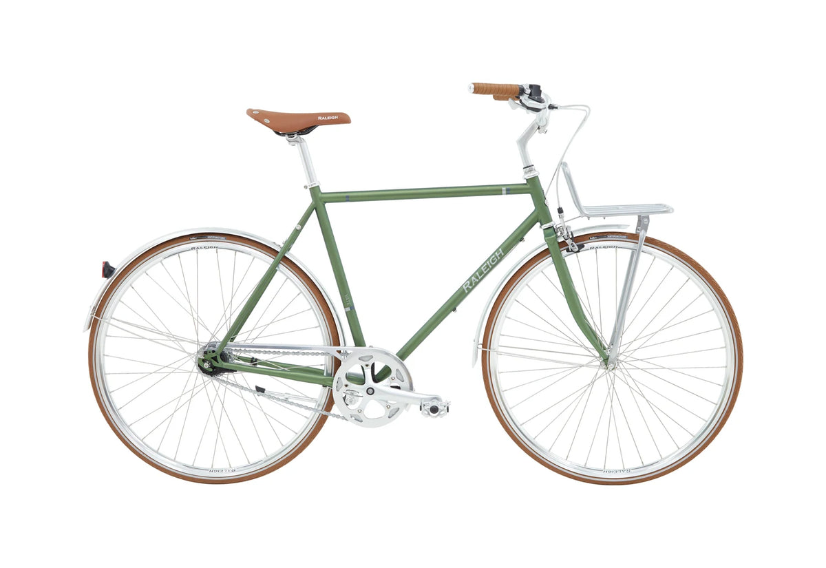 Raleigh Yate Cargo Herr 7-växlad 60 cm Matt Grön | SKU:9082002760
