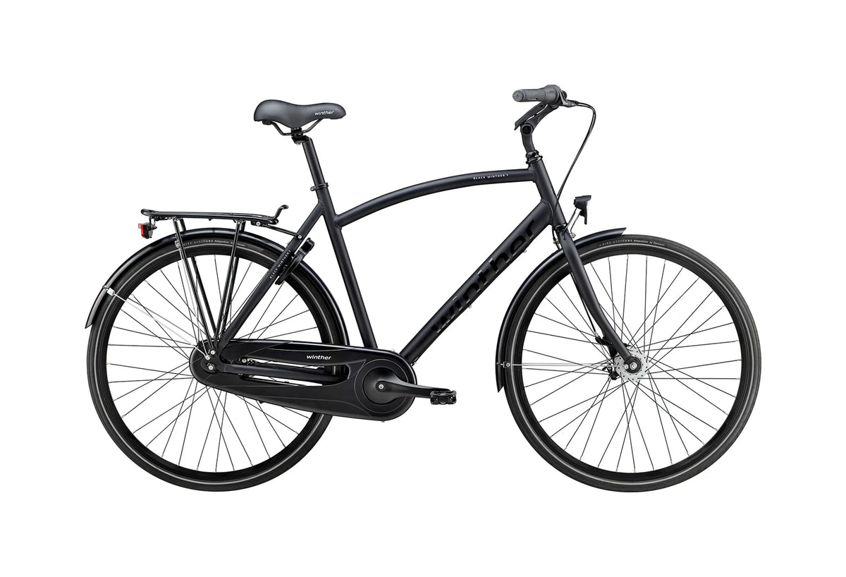 Winther Black 5 Herr 7-växlad 60 cm Mattsvart | SKU:9101864460