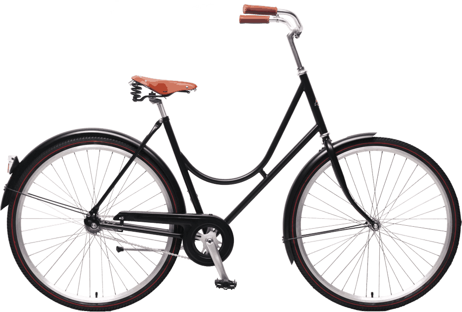 Stålhästen Retro Dam 28” – Svart