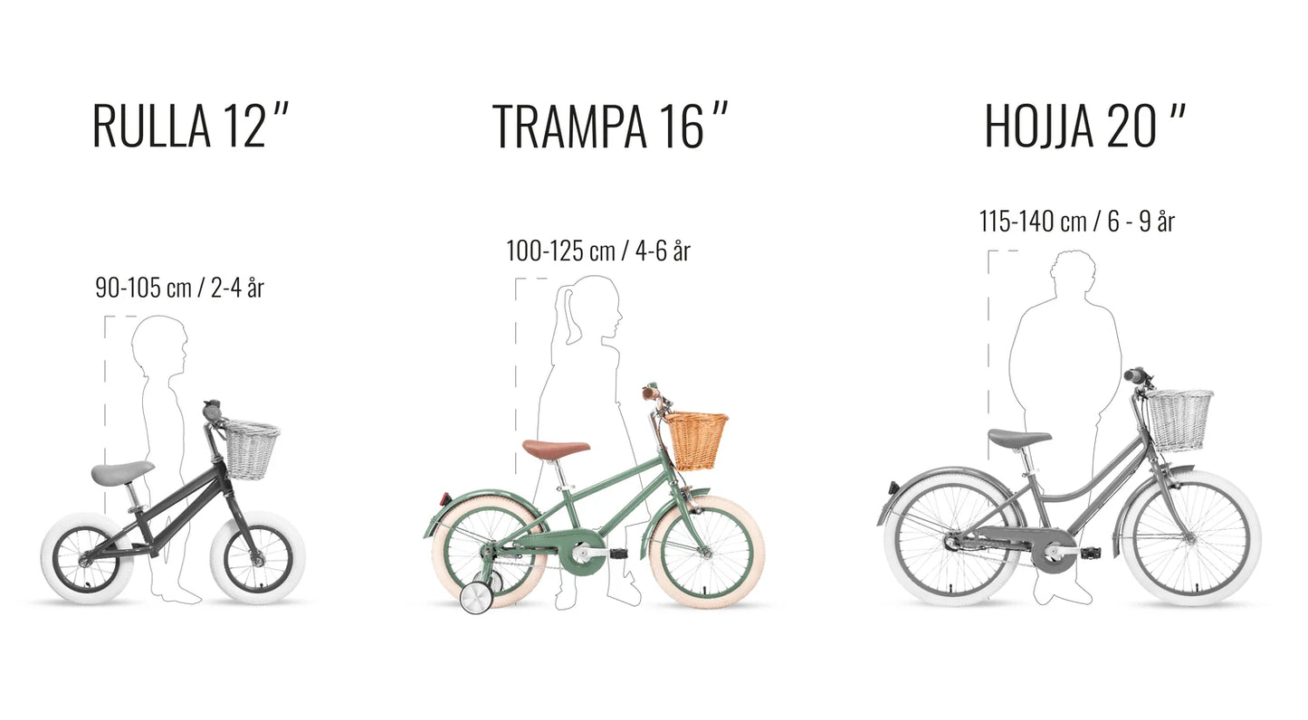 Stålhästen Trampa Barncykel 16” – Rosa | SKU:SH2000137_4.png