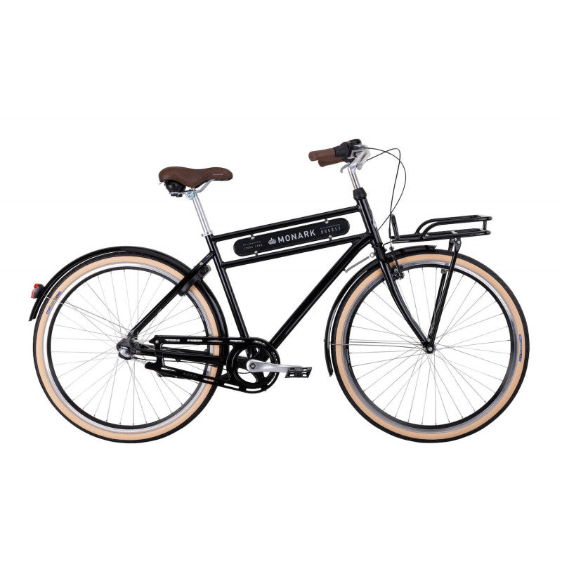 Monark August 3-växlad 28" 56 cm - Svart