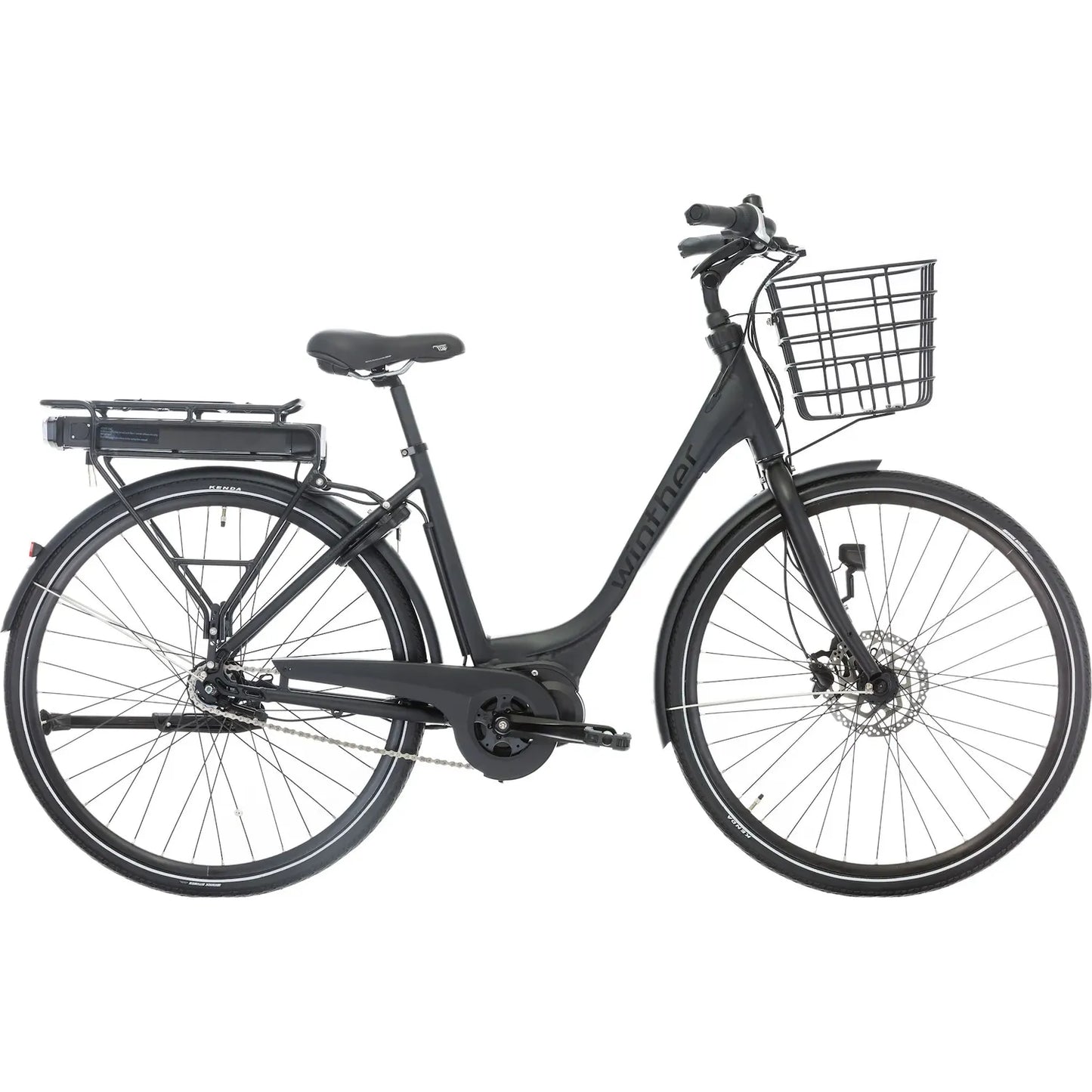 Winther Superbe 2 Dam Elcykel 7-växlad - Mattsvart inkl batteri | SKU:5707965300033.webp