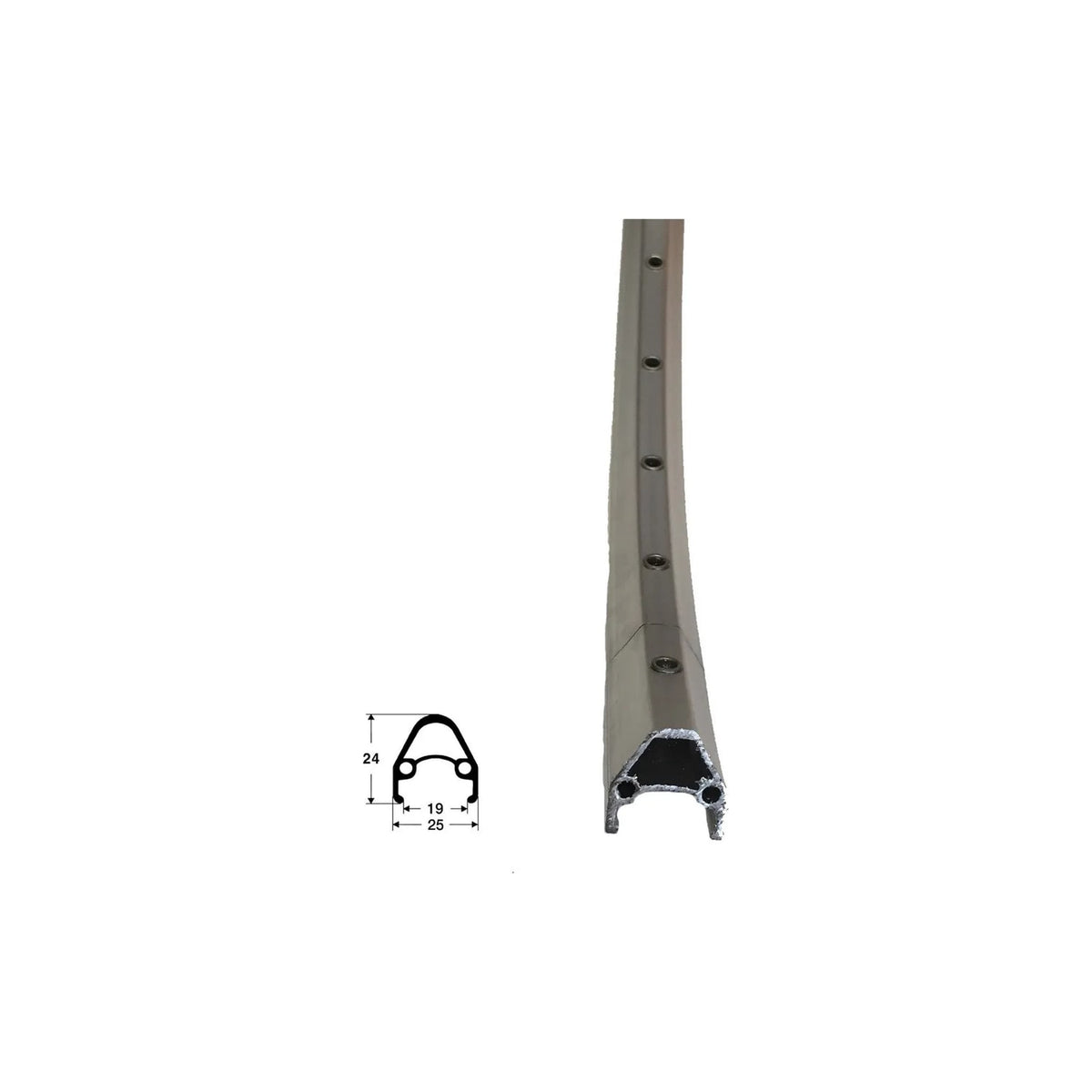 Fälg 622-19 db-silver 36h, rd/spectra | SKU:5706690118104.webp