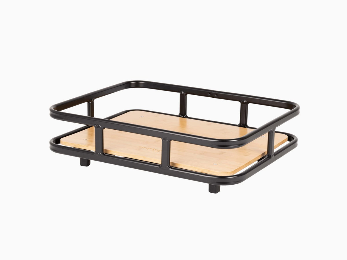 Atran Cykelkorg Bakery AVS – 10 L, bambubotten (svart)