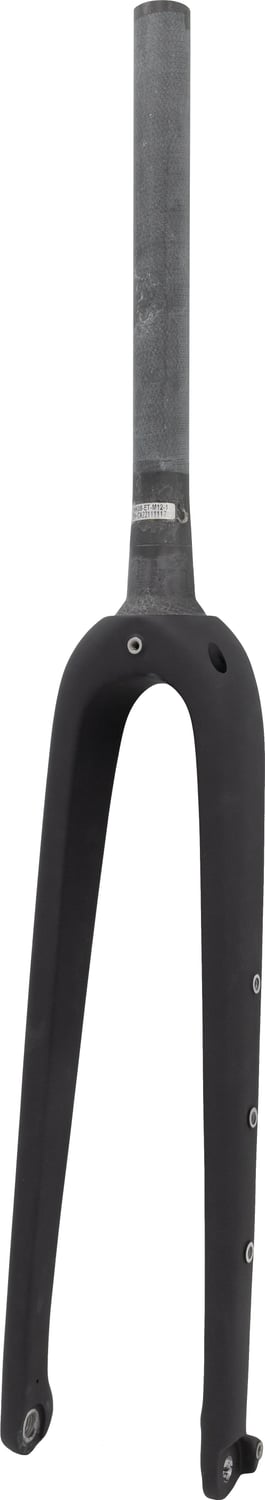 Principia gravel framgaffel 700c 12x100 Flatmount matt svart