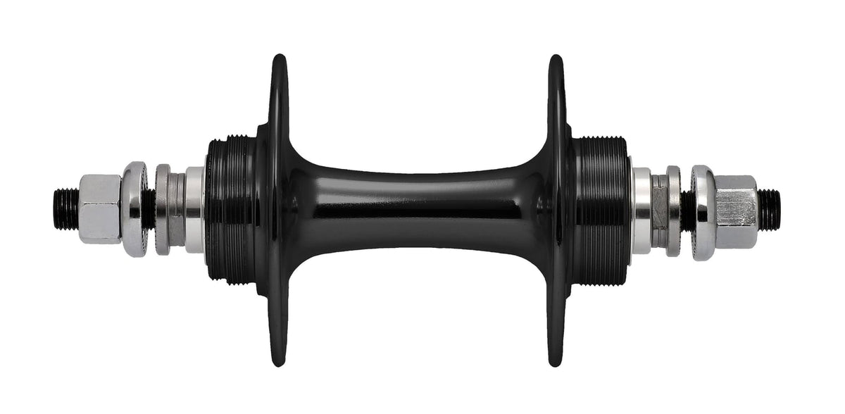 Sturmey Archer Baknav – 36 hål, fixie/frikrans, fast axel 10 mm, aluminium (Svart)