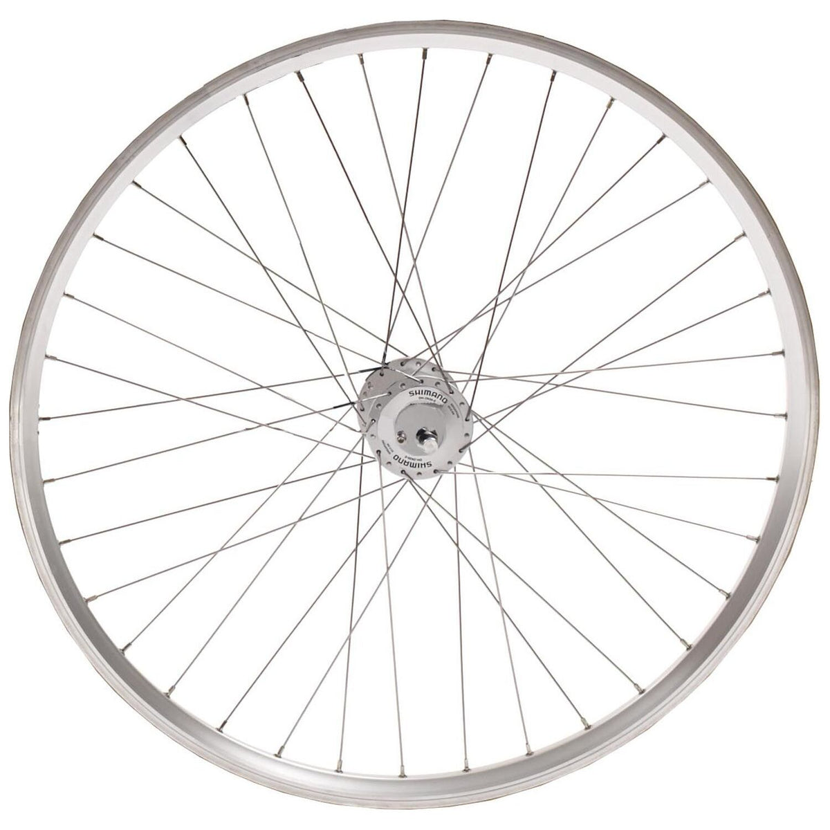 Hjul fram 622-19 db-si dynamo, rd/shimano® dh2n30 36h fast axel 277mm eker | SKU:C4100082.jpg