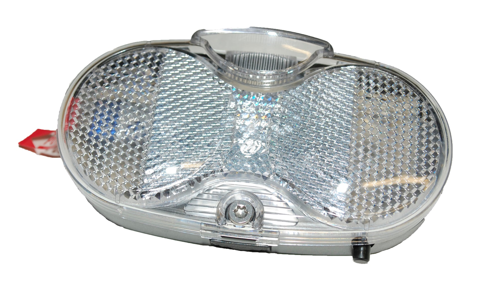 Framlampa herrmans twinle 2 dioder till korg inkl. batterier | SKU:0736106 | 0736106.jpg