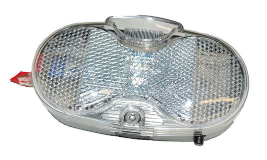 Framlampa herrmans twinle 2 dioder till korg inkl. batterier | SKU:0736106 | 0736106.jpg