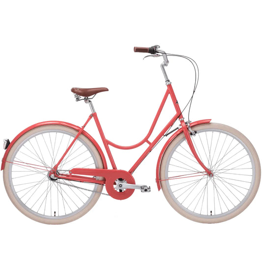 Stålhästen retro rosa 3-växlar