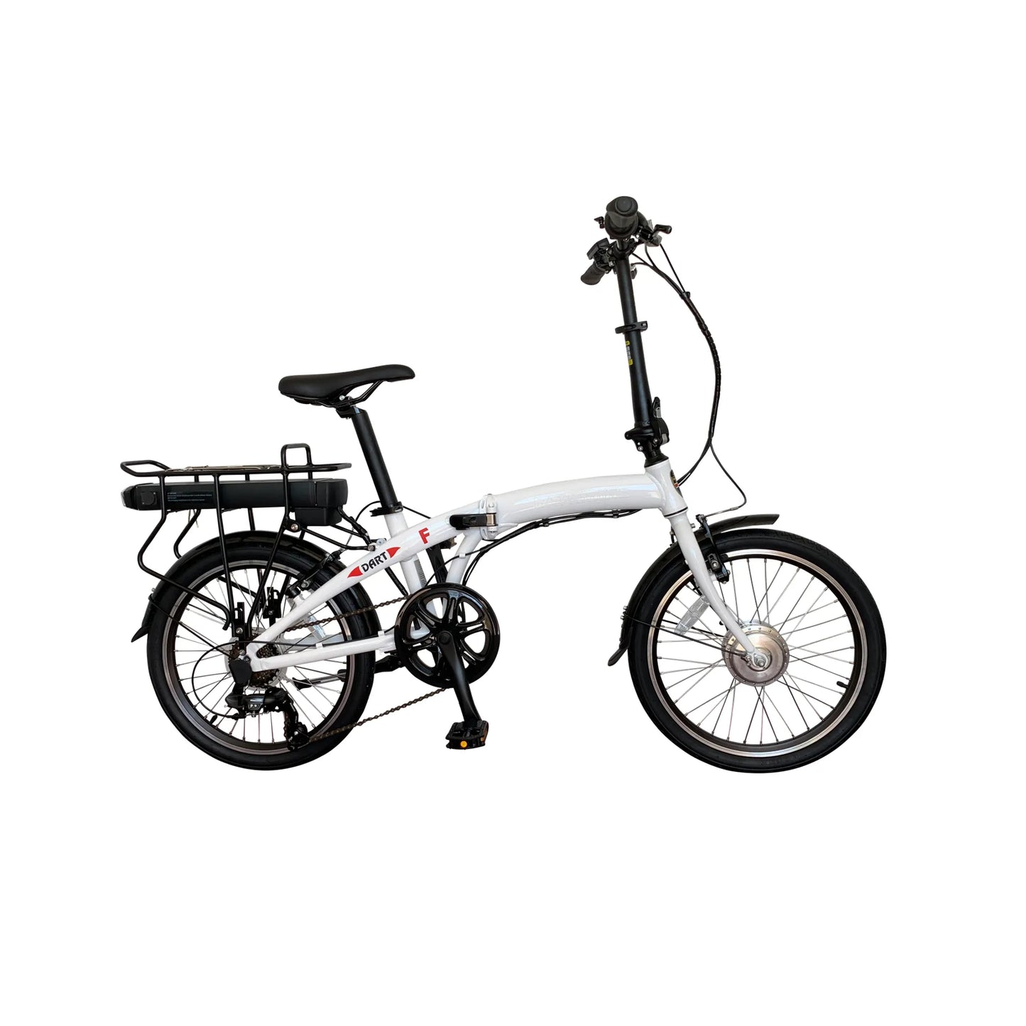 DART F ihopfällbar cykel 3-växlad  20″ 30cm - Vit