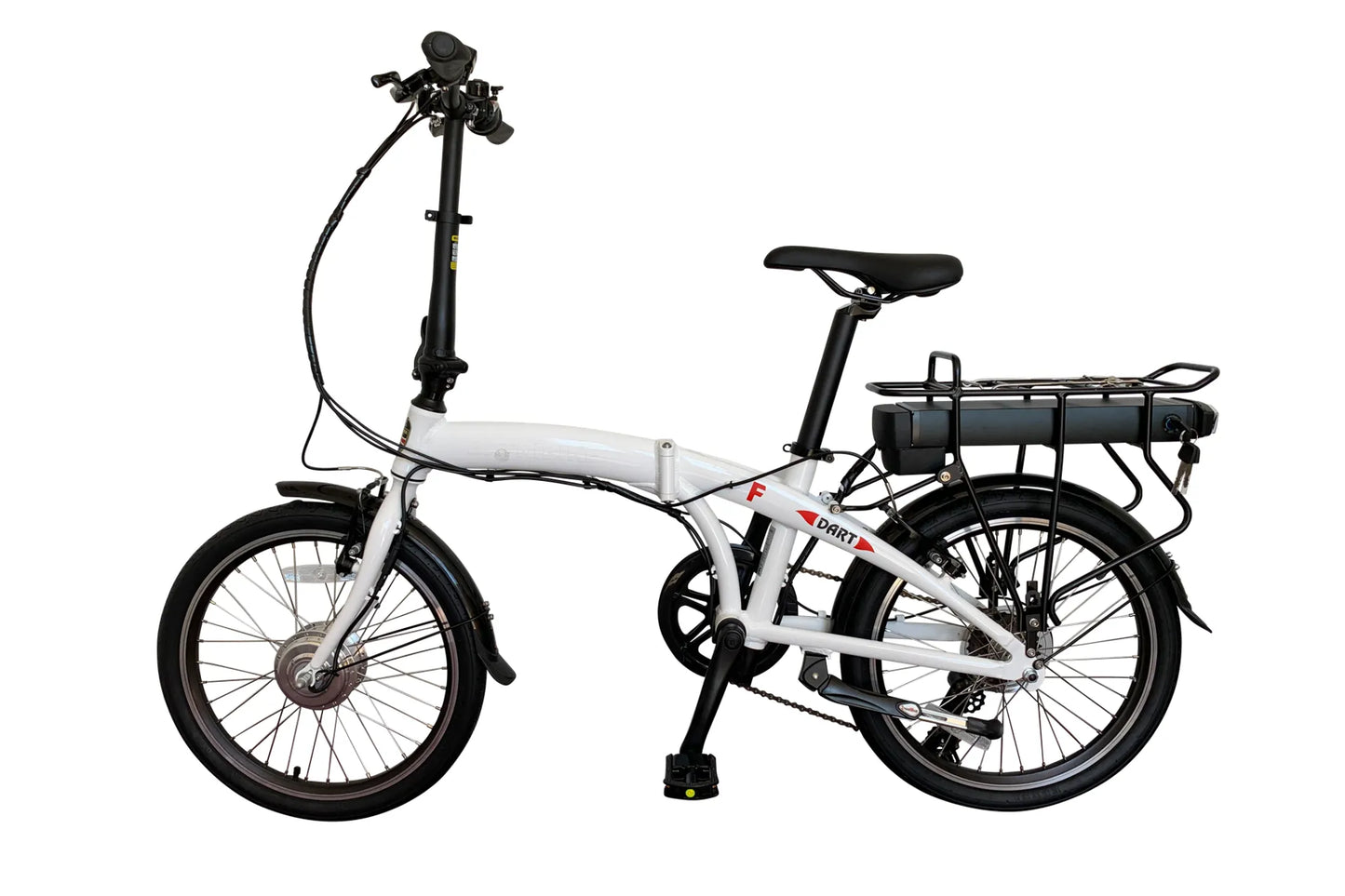 DART F ihopfällbar cykel 3-växlad  20″ 30cm - Vit