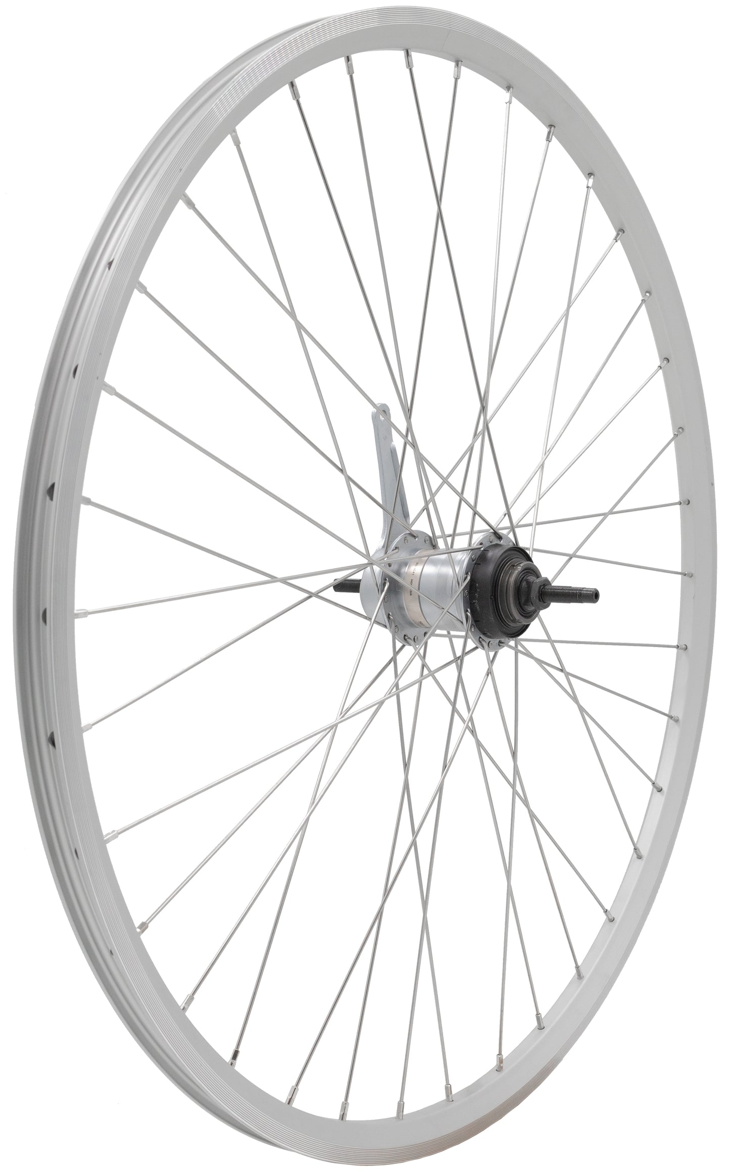 Bakhjul lite 28in etrto 622-18 d/w 3v mutter silver | SKU:25523336DS | 25523336DS.jpg