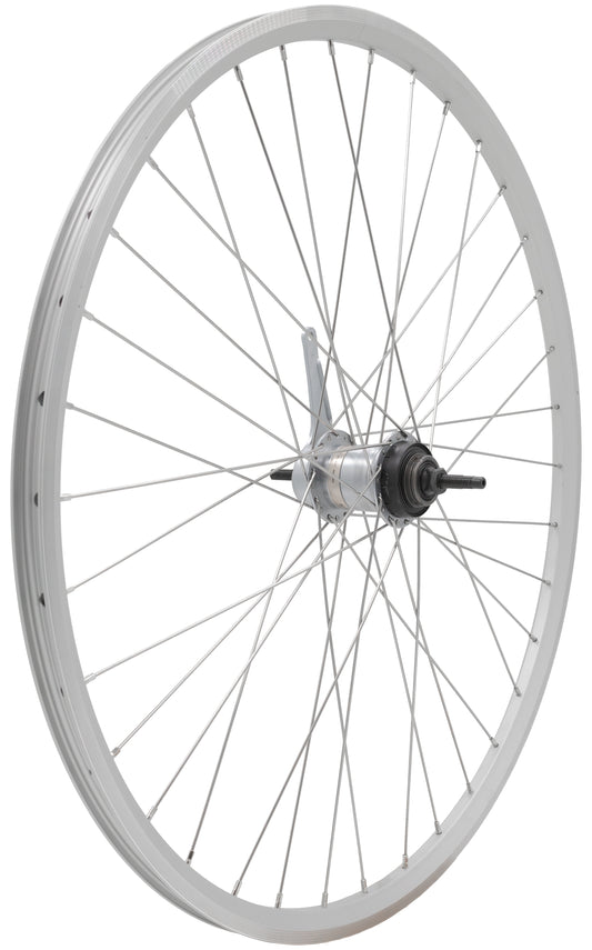 Bakhjul lite 28in etrto 622-18 d/w 3v mutter silver | SKU:25523336DS | 25523336DS.jpg