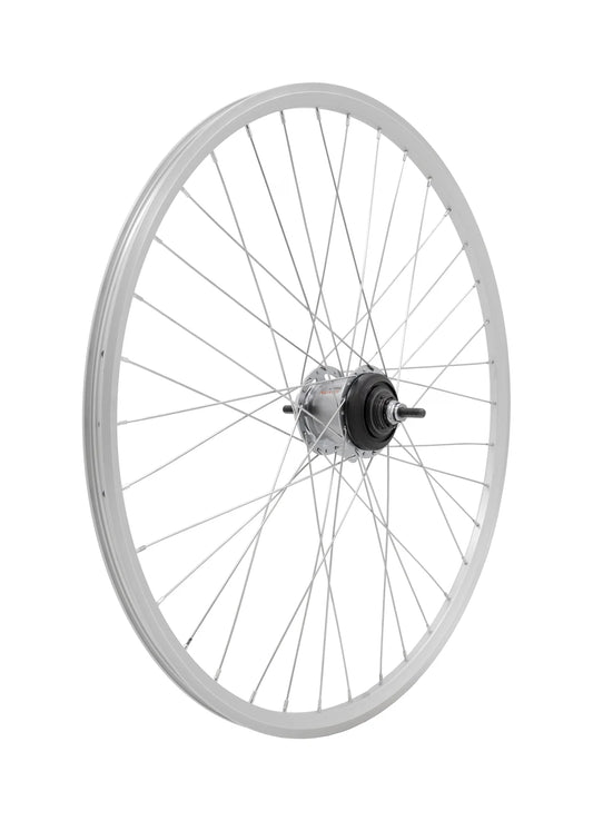 Bakhjul LiTE 28in ETRTO 622-18 D/W 7v mutter Silver | SKU:25523736DS