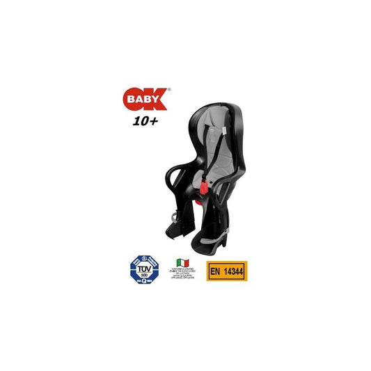 Barnsits okbaby 10+ svart lev m. grå dyna | SKU:18-831-16.jpg