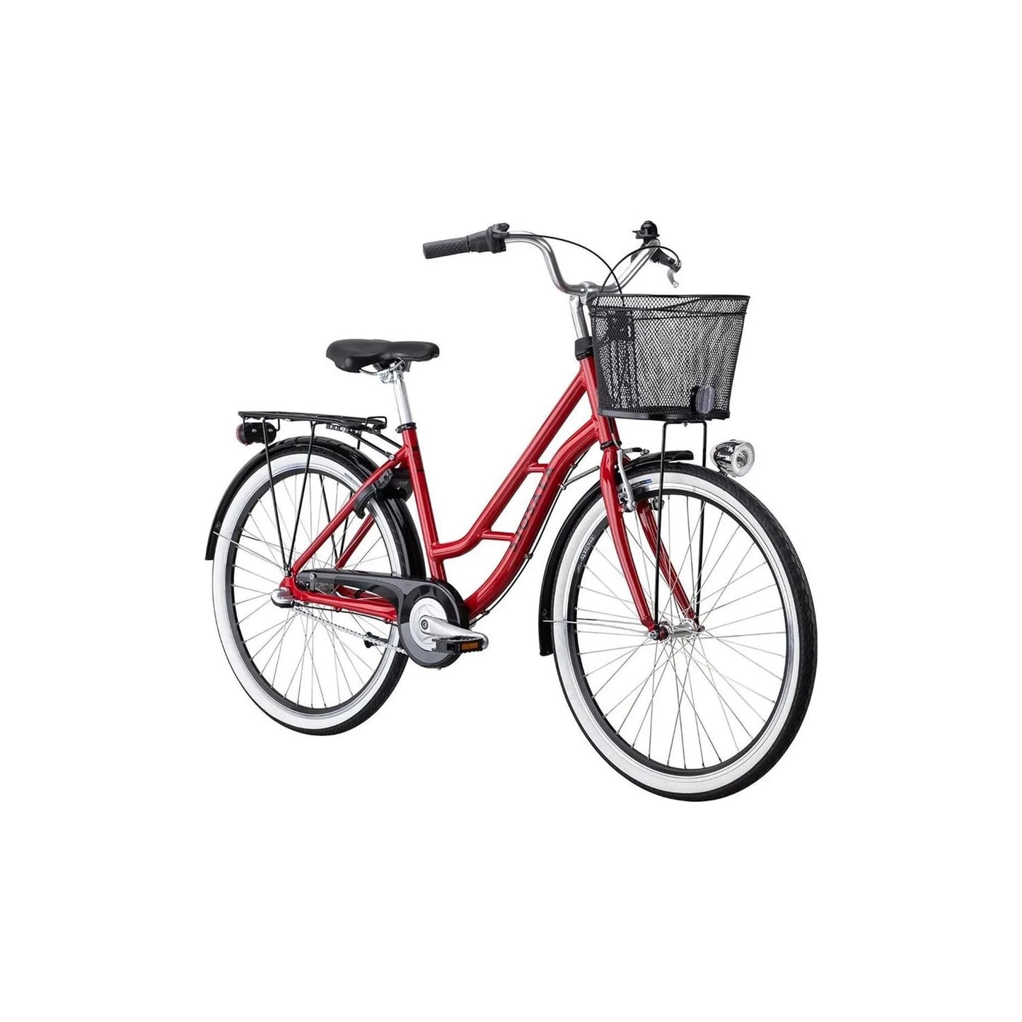 Sjösala Mariedal 26 tum 3-växlad Damcykel - Röd | SKU:7332982039772_2.webp
