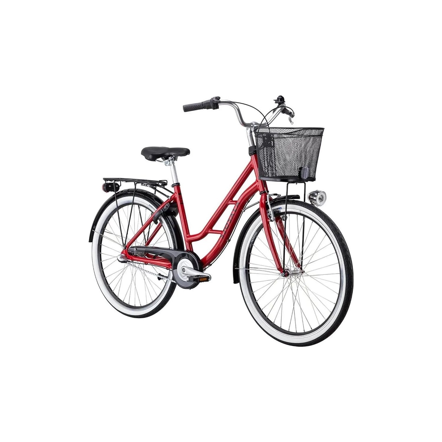 Sjösala Mariedal 26 tum 3-växlad Damcykel - Röd | SKU:7332982039772_2.webp