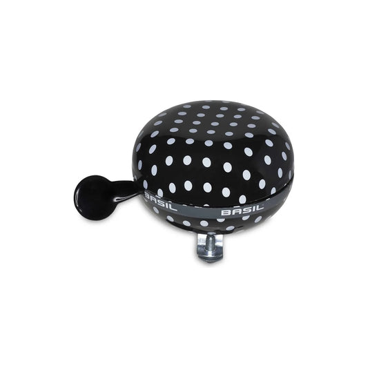 Basil Big Bell Polkadot Ringklocka 80 mm - Svart/Vit | SKU:8715019503979.webp