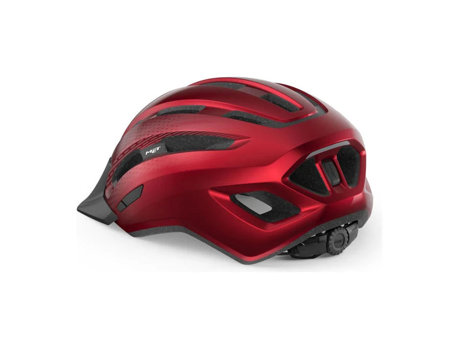 MET Downtown Red Glossy L | SKU:3HM131CE00LRO1