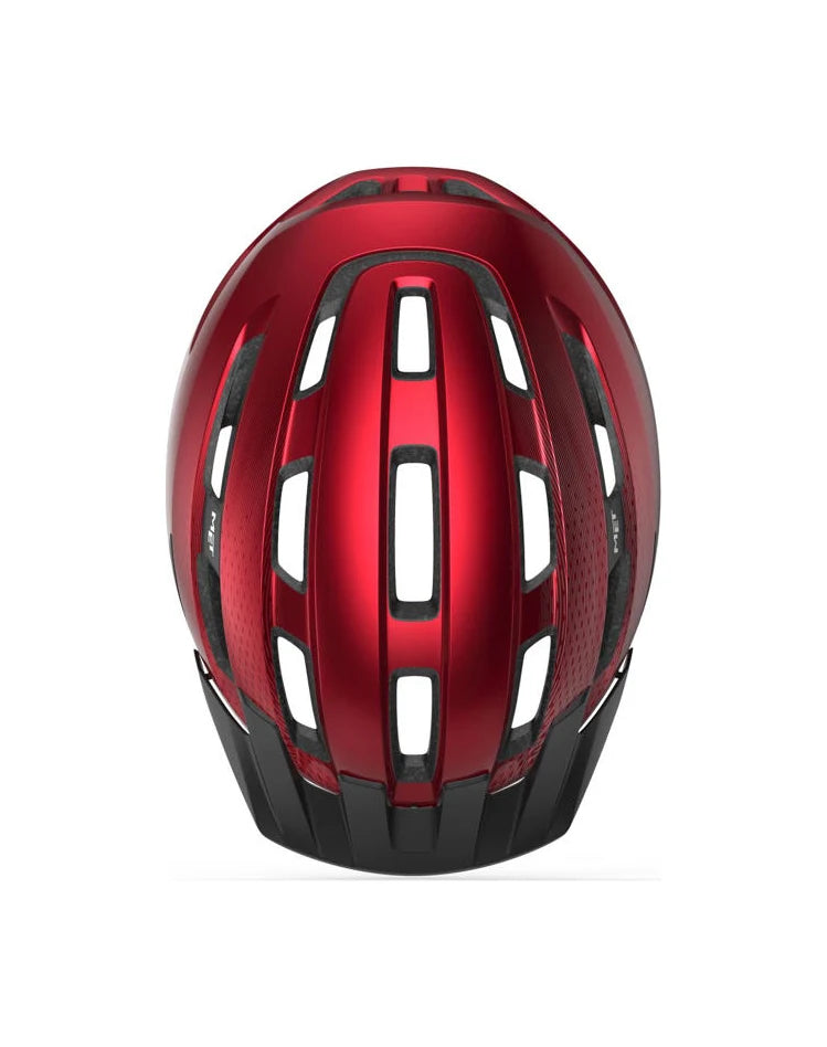 MET Downtown Red Glossy L | SKU:3HM131CE00LRO1