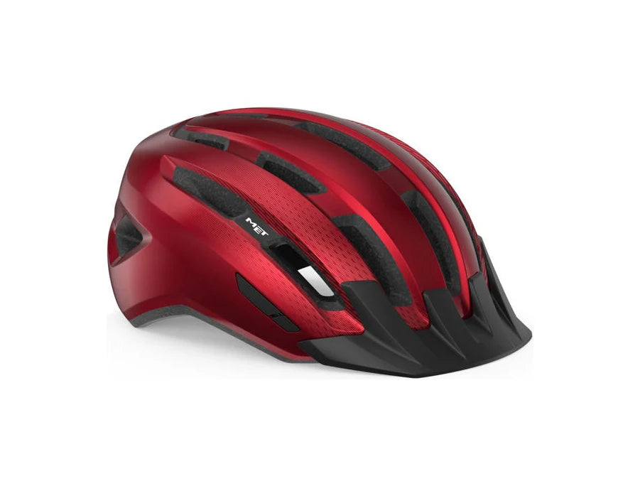 MET Downtown Red Glossy L | SKU:3HM131CE00LRO1