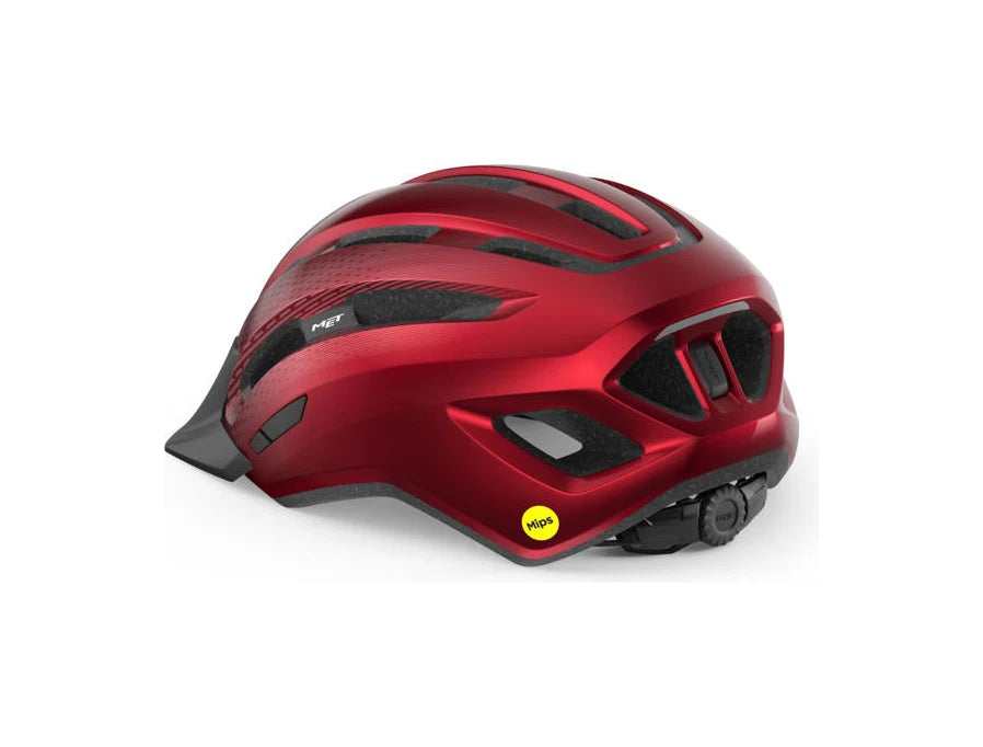 MET Downtown MIPS Red Glossy L | SKU:3HM137CE00LRO1