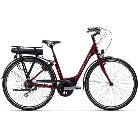 Tunturi e-power 45 cm maroon red-chrome-orange