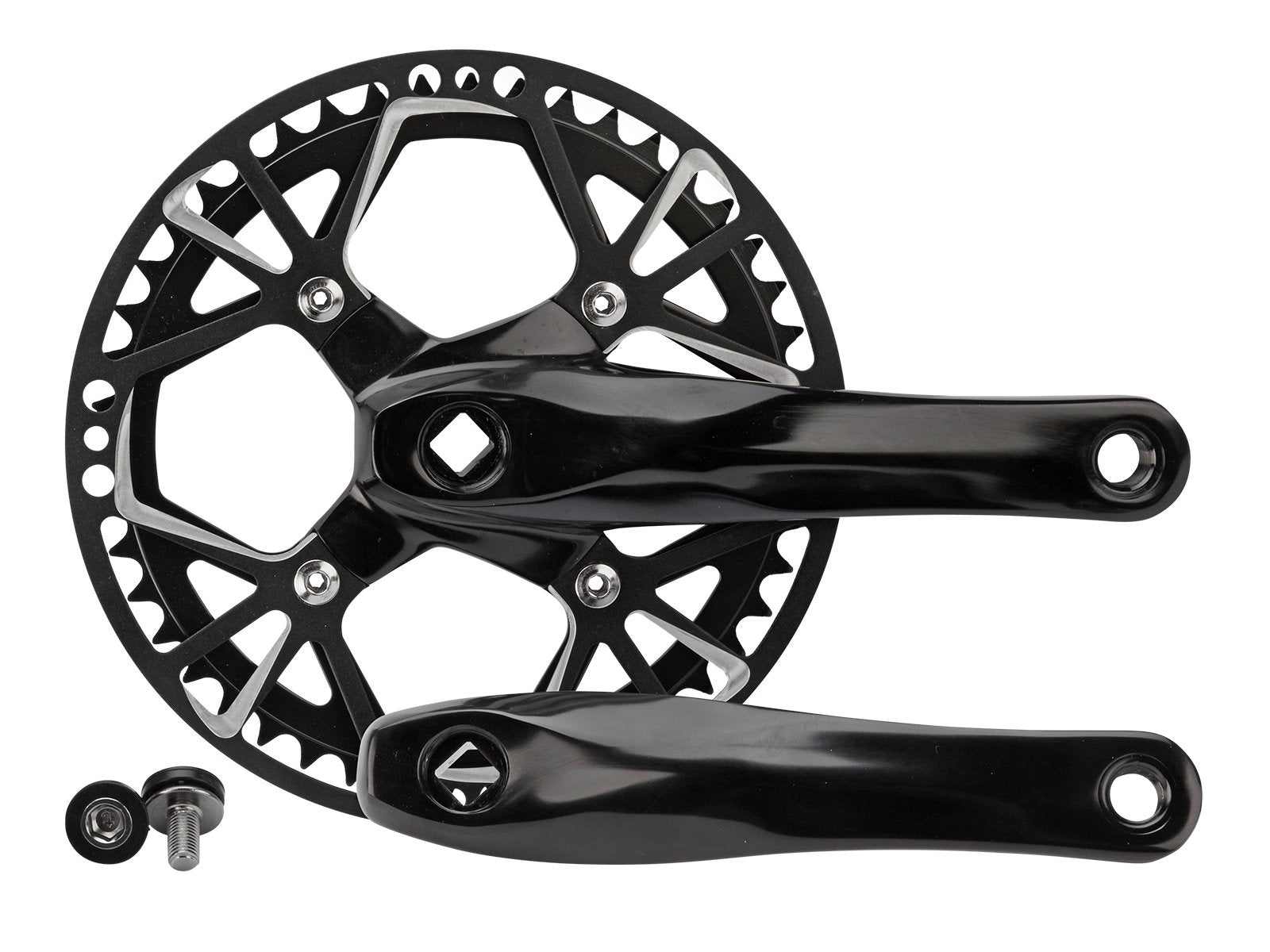 Vevparti lasco 46t 170mm svart med svart disc till 110mm vevlager+8mm | SKU:75917045 | 75917045.jpg