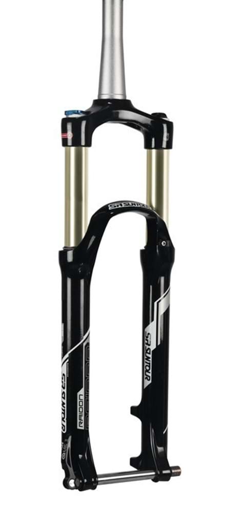 SR Suntour Raidon XC framgaffel 27,5 tum 100 mm matt svart