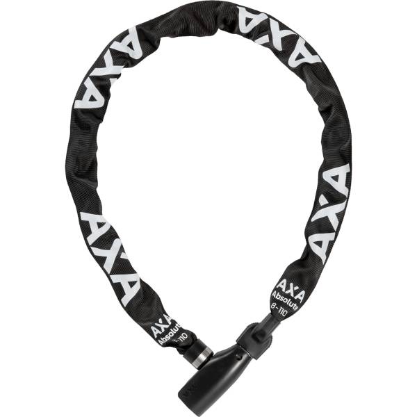 AXA Absolute Kättinglås 110 cm x 8 mm Svart