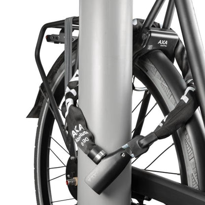AXA Absolute Kättinglås 110 cm x 8 mm Svart
