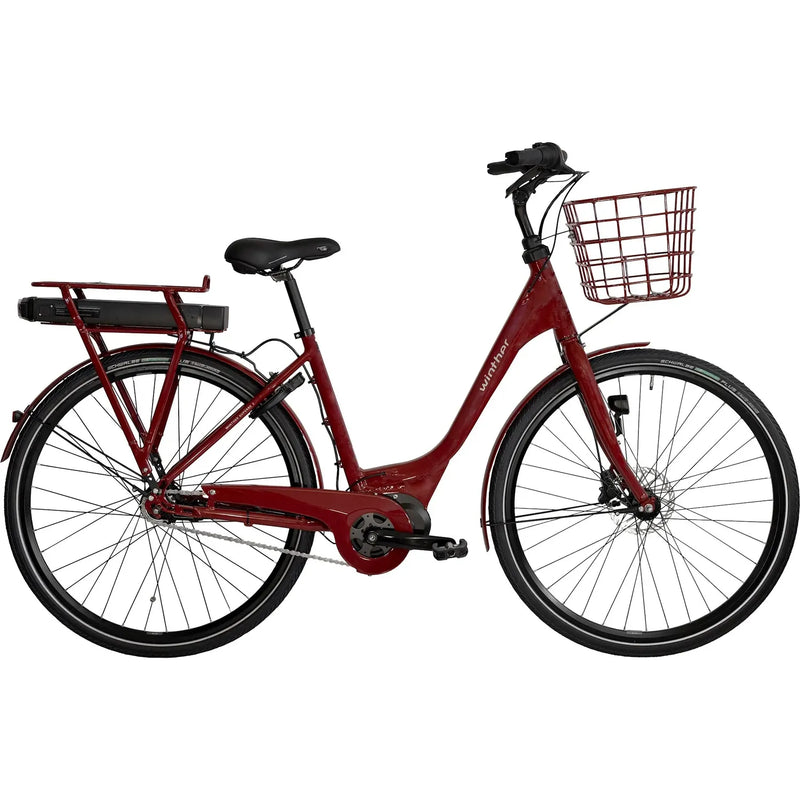 Winther Superbe 2 Dam Elcykel 7-växlad - Röd inkl batteri | SKU:9102496248.webp