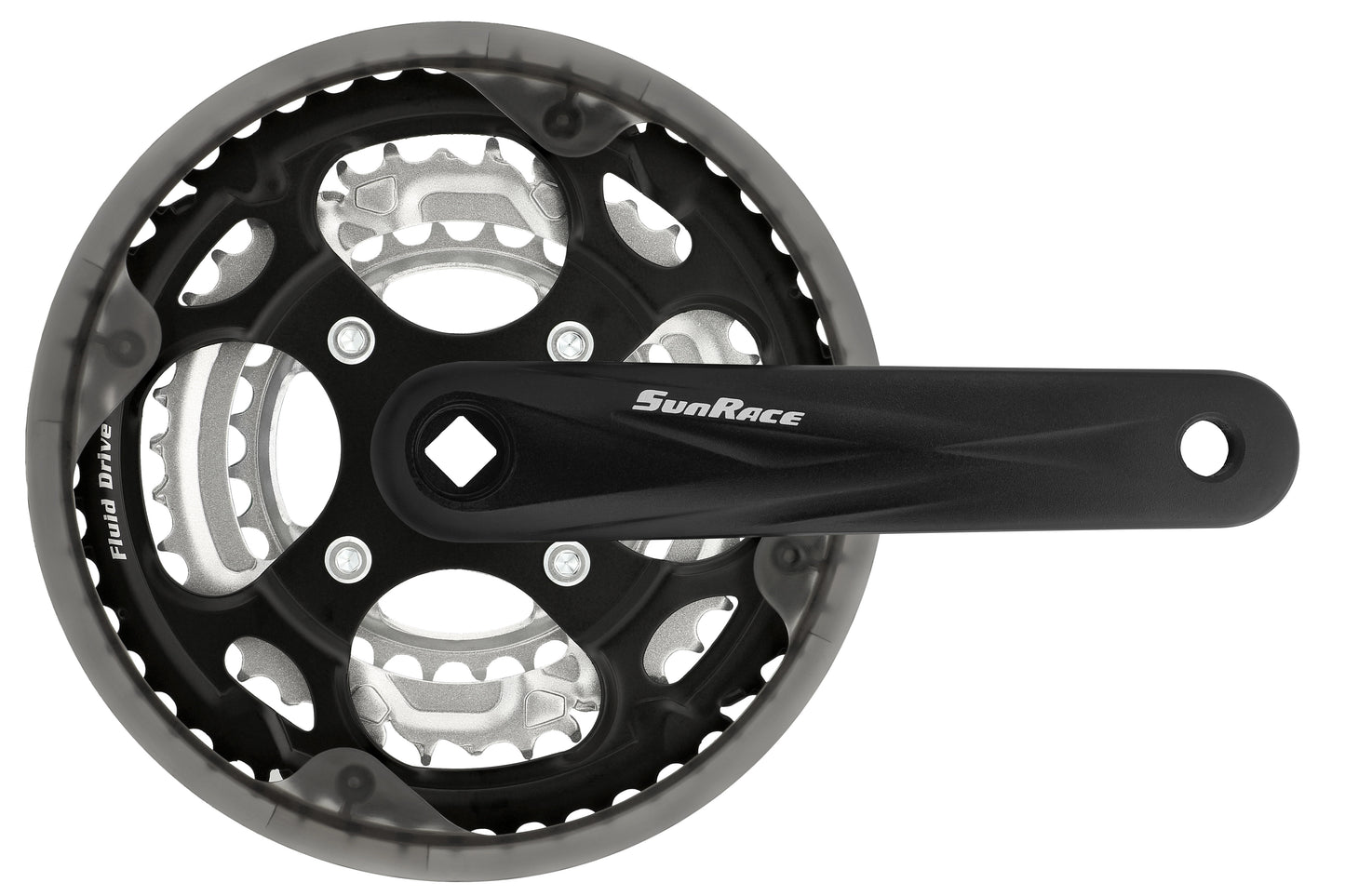 Vevparti sunrace mtb 48/38/28 170 mm svart med kedjeskydd t | SKU:FCM300-BOX | FCM300-BOX.jpg