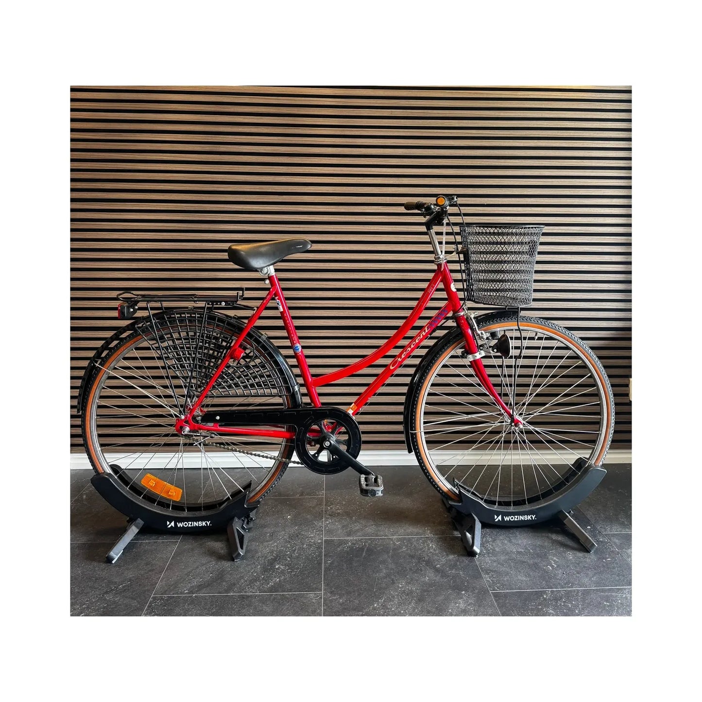 Crescent Damcykel 3-växlad 56 cm - Röd