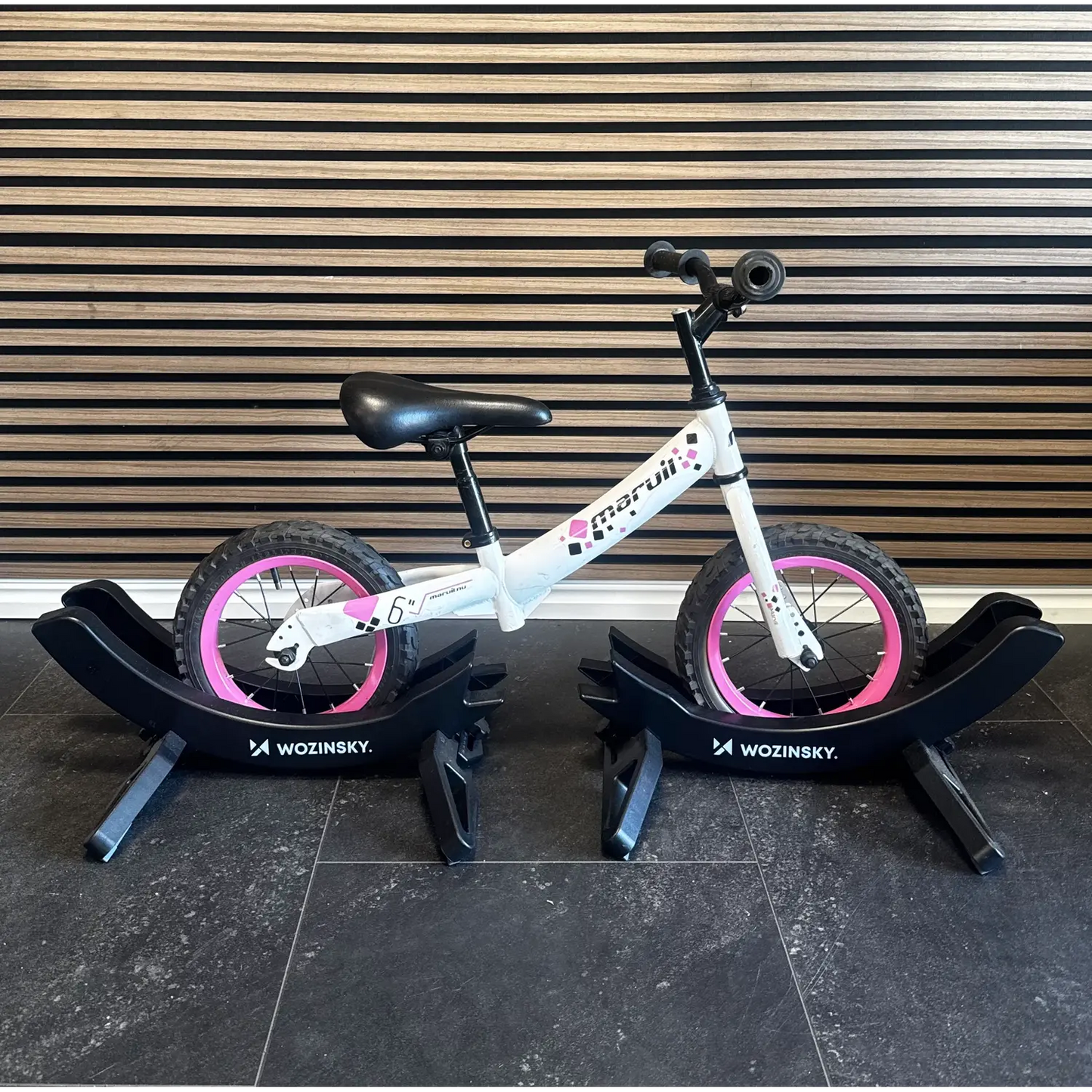 Marvil Springcykel för Barn - Vit/Rosa