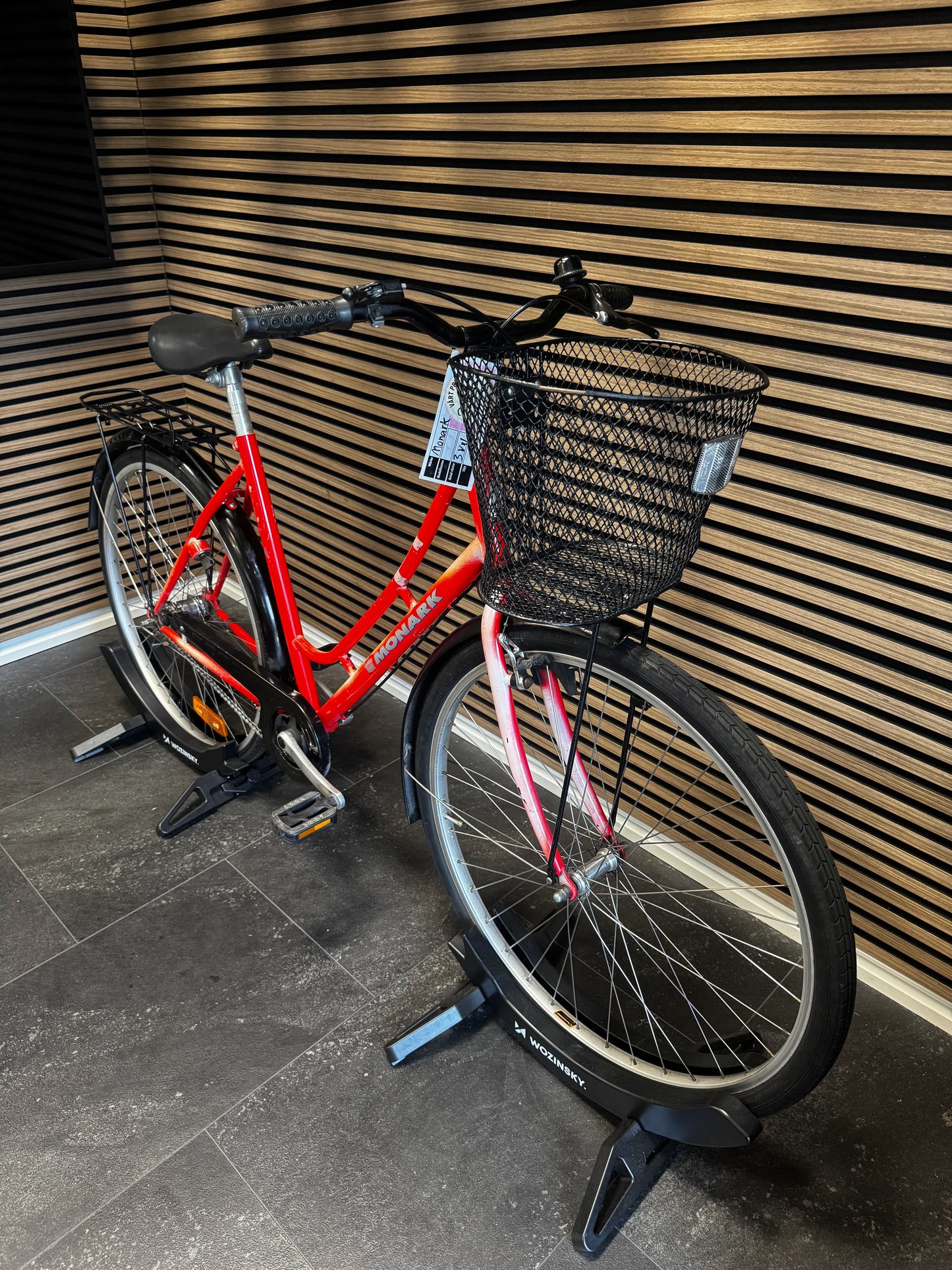 Monark Damcykel 3-växlad 53 cm - Röd