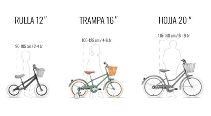 Stålhästen Trampa Barncykel 16” – Rosa | SKU:SH2000137_4.png