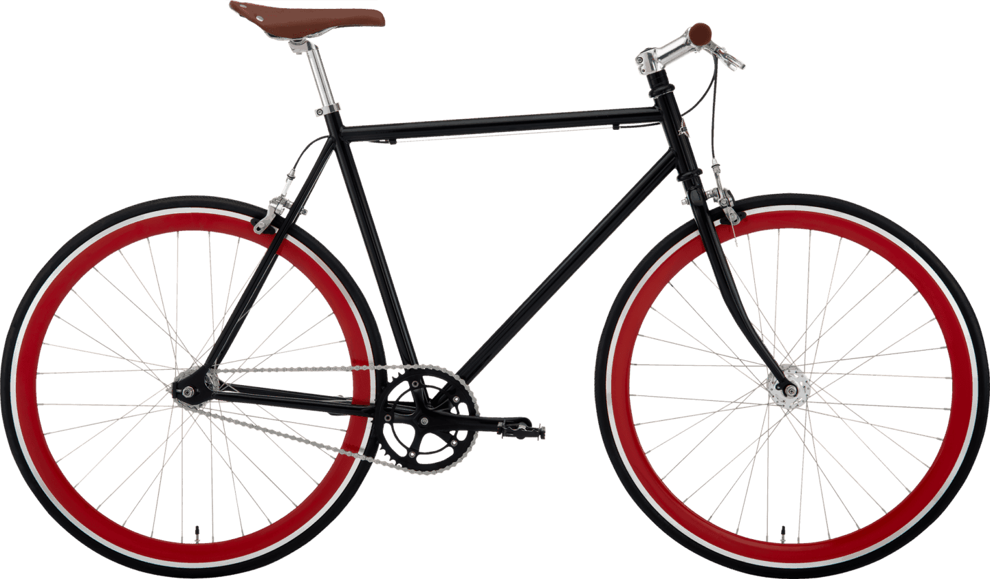 Stålhästen Sport 2-växlad 28” – Svart/Röd