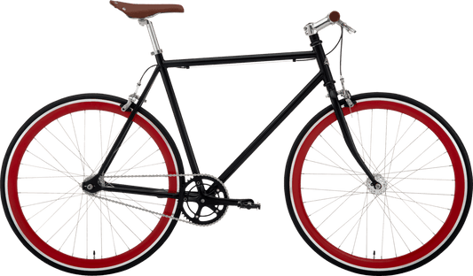 Stålhästen Sport 2-växlad 28” – Svart/Röd