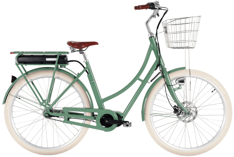Stålhästen Prima Mitt Elcykel 7-växlad 28” 53 cm – Grön