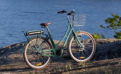 Stålhästen Prima Mitt Elcykel 7-växlad 28” 53 cm – Grön