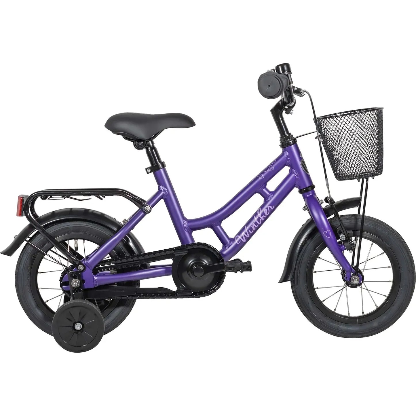 Winther 150 12 tum Barncykel - Matt Lila | SKU:5707965335264.webp