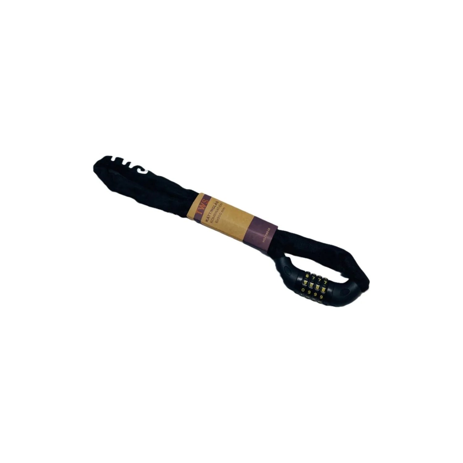 TWS Kättinglås med Kodlås 900x6 mm | SKU:7330516003947.webp