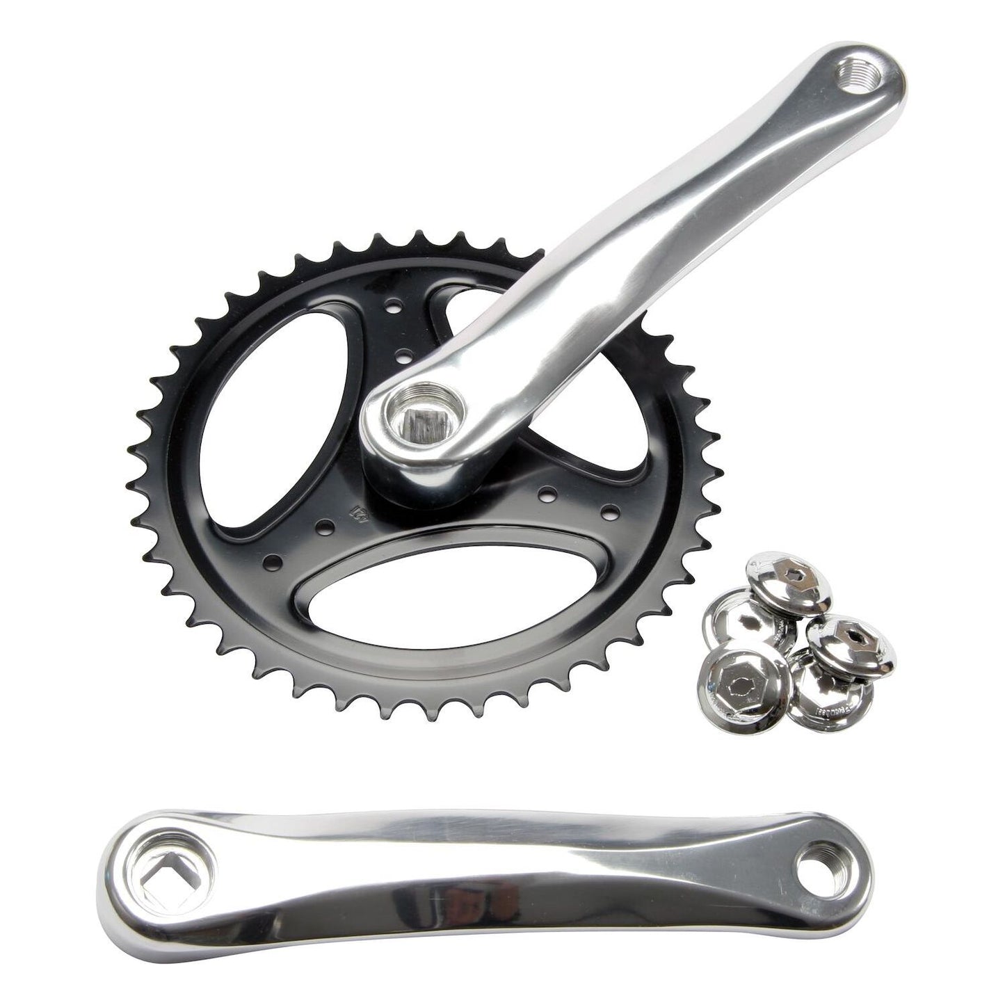 Vevparti alu-stål 42t 170mm, rd/prowheel med stål kedjehjul och aluminium vevarm | SKU:C3300000.jpg