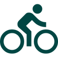 Stort utbud av cyklar